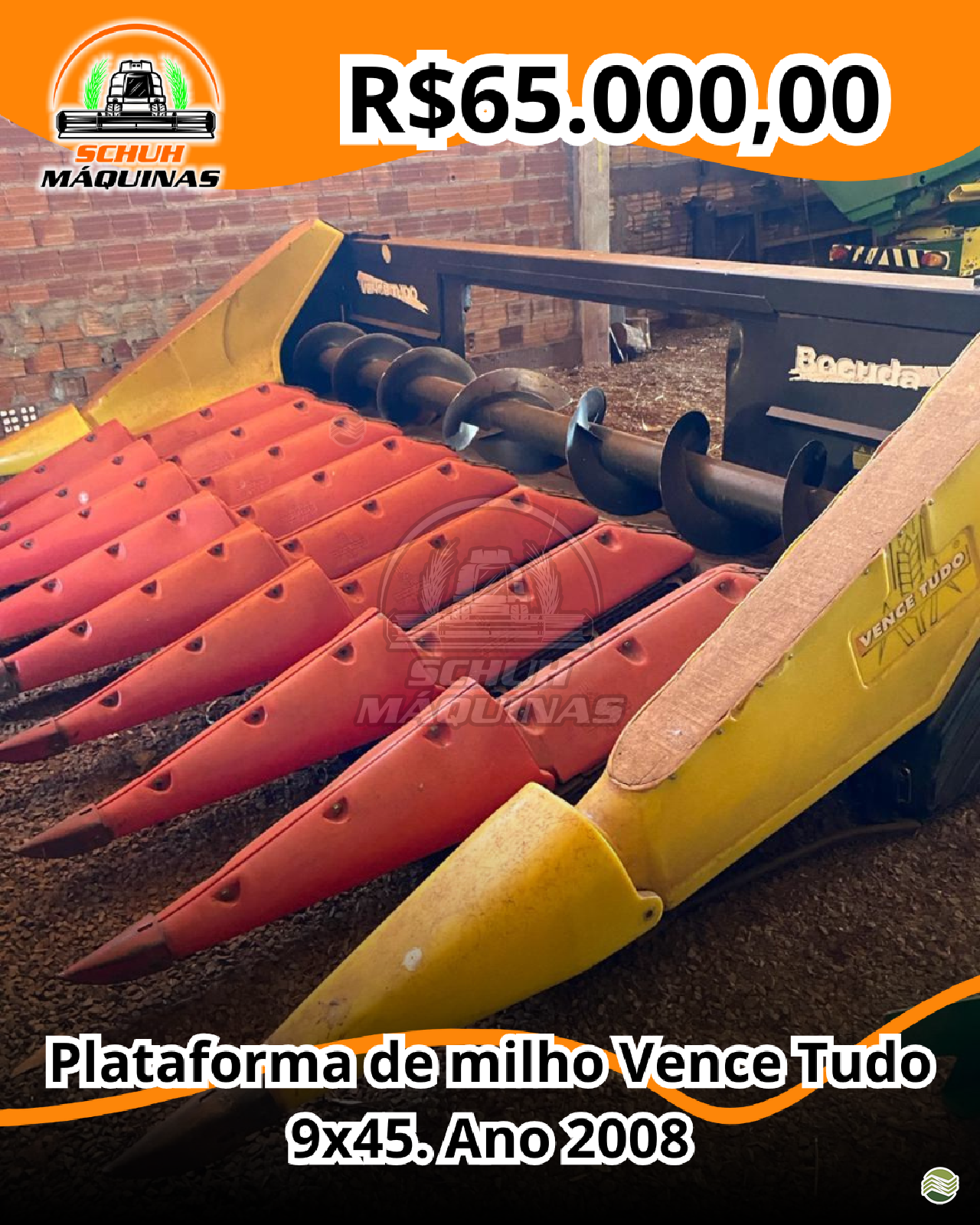 PLATAFORMA COLHEITADEIRA VENCE TUDO VENCE TUDO Schuh Máquinas MARECHAL CANDIDO RONDON PARANÁ PR